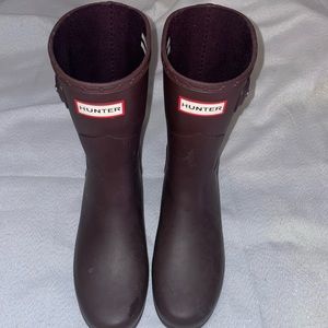 Burgundy Hunter Boots